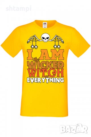 Мъжка тениска I'm The Wicked Witch Of Everything 2,Halloween,Хелоуин,Празник,Забавление,Изненада,, снимка 10 - Тениски - 38130338