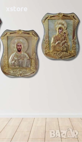 Изящна икона с красиви орнаменти, стилна рамка. Различни варианти , снимка 3 - Икони - 52793138