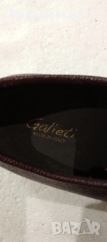 Мъжки обувки Galieti – естествена кожа, Made in Italy, снимка 5 - Официални обувки - 53427901