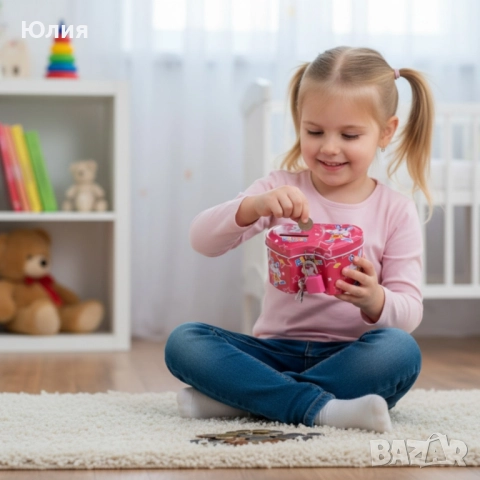 Метална касичка с катинарче