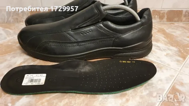 Мъжки мокасини Ecco Irving Номер- 47, снимка 2 - Ежедневни обувки - 48007267