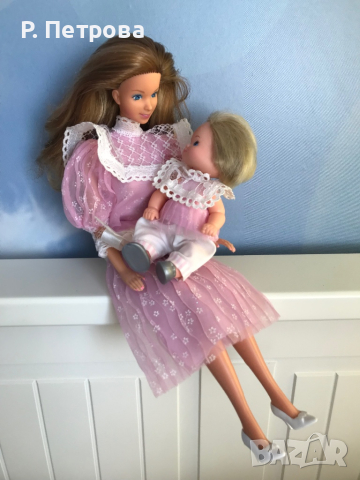 Кукла Барби майка и дете от 80-те, снимка 2 - Кукли - 44923807