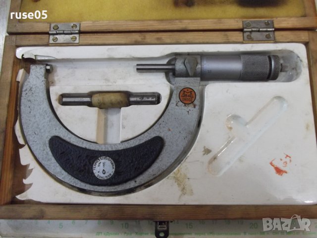 Микрометър "75 - 100 мм" германски DDR работещ, снимка 2 - Други инструменти - 43300812