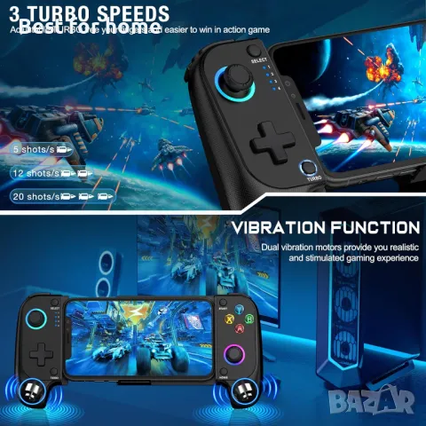 Мобилен контролер за игри , снимка 4 - Аксесоари - 49224243