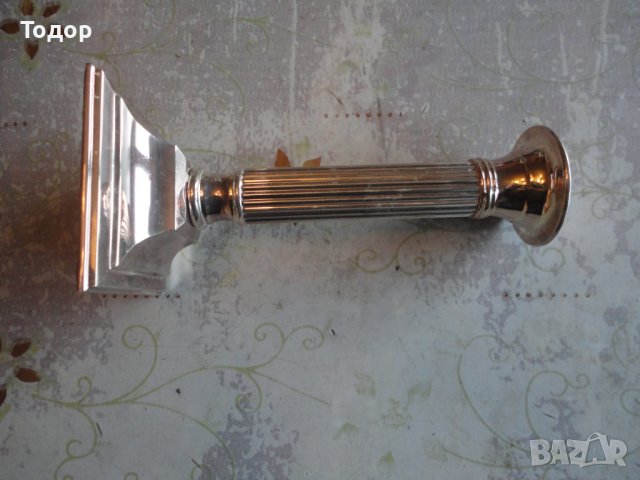 Посребрен свещник 2, снимка 5 - Декорация за дома - 43550770