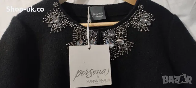 Вълнено палто Persona by Marina Rinaldi Carrozza, снимка 8 - Палта, манта - 48430675