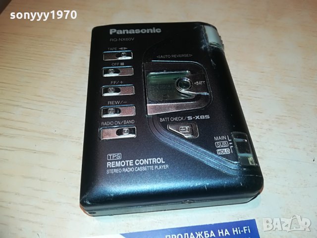 panasonic rq-nx60v walkman deck & tuner-mettal, снимка 2 - Радиокасетофони, транзистори - 28447045