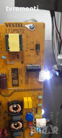 POWER BOARD, 17IPS72, for 58 inc DISPLAY for Toshiba 58UL2B63DB, снимка 2 - Части и Платки - 37130730