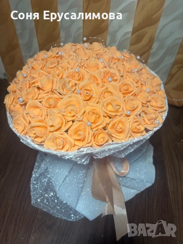 Букет от вечни рози, снимка 18 - Изкуствени цветя - 47316671