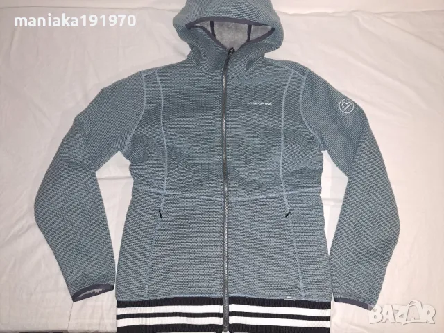 La Sportiva Ayona Hoody Women Sweater (М) дамско двулицево вълнено спортно яке, снимка 3 - Якета - 49122252