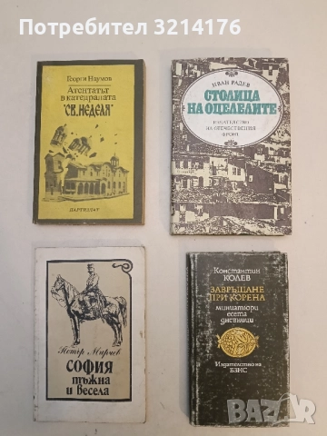 Столица на оцелелите - Иван Радев (Отлично състояние)