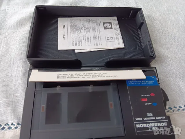 Касета майка VHS 1982г NORDMENDE Z 150, снимка 4 - Плейъри, домашно кино, прожектори - 49913626