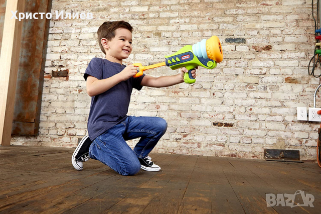 Детски Голям Пистолет Бластер с 3 Меки Изстрелващи Безопасни Топки Вън Вътре, снимка 5 - Други - 36521880