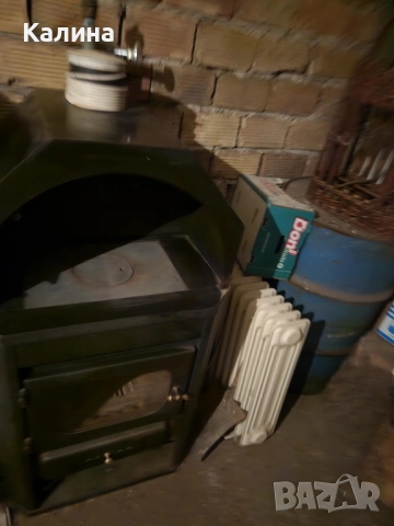 Печка на дърва + помпа подходяща за връзване към радиатори за локално парно, снимка 3 - Други - 52438978
