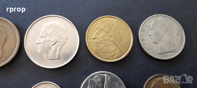 Белгия. Белгийски франк. 20, 10, 5, 1... 10 бройки., снимка 8 - Нумизматика и бонистика - 36837025