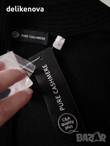 Кашмир 100% Pure Cashmere.  Нова дълга жилетка, снимка 3 - Жилетки - 39251571