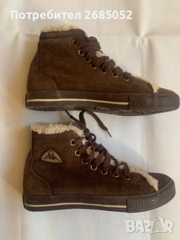 Дамски велурени кецове Kappa размер 39, снимка 3 - Кецове - 43558594