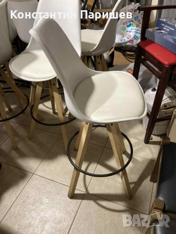 Високи бар столове, снимка 4 - Столове - 52163984