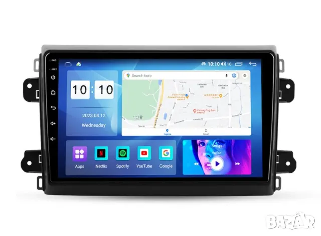 Мултимедия за Fiat Ducato, 2021-2023, навигация, Android, плеър, 2DIN, Андроид, Ducato, двоен дин