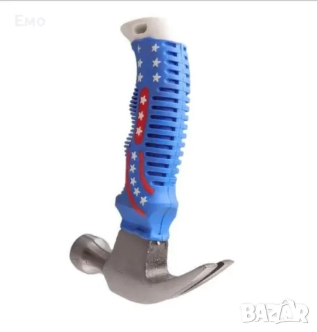 Малък чук със синя гумена дръжка, снимка 10 - Други инструменти - 47721476