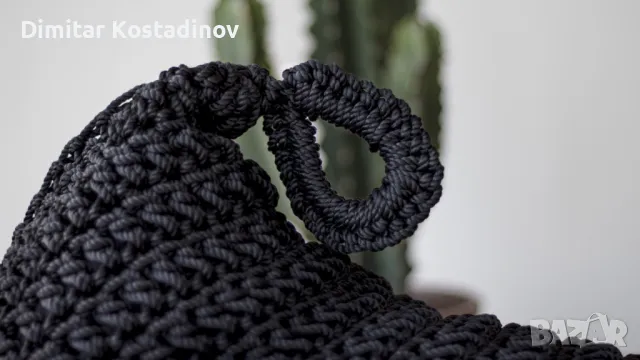 Пуф Макраме за плаж , бар , ресторант или градина, снимка 8 - Дивани и мека мебел - 48804789