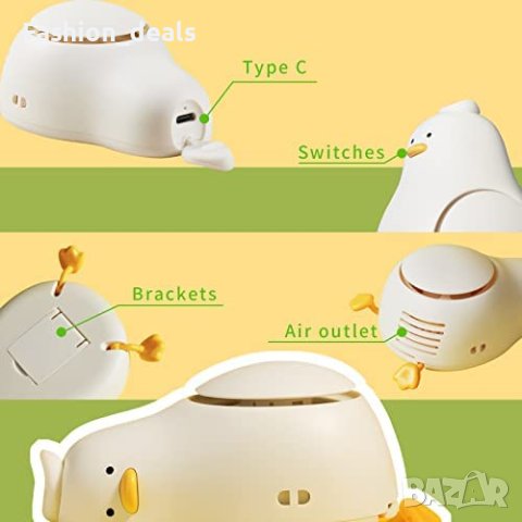 Нов детски преносим вентилатор за врат охлаждане пътуване на открито, снимка 2 - Други - 40698835