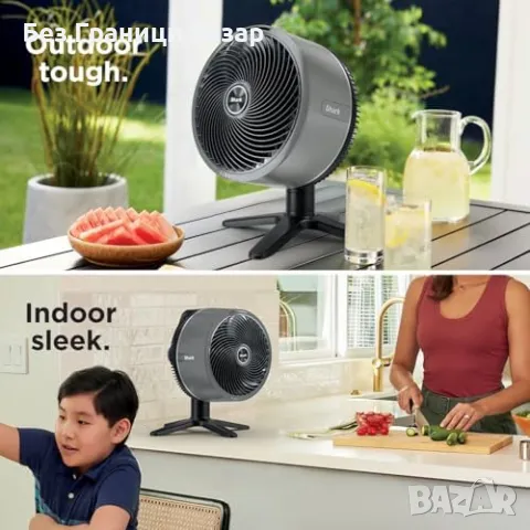 Нов Shark вентилатор за вън/вътре, мощен, тих, до 20м обхват, с осцилация, снимка 10 - Вентилатори - 49659626