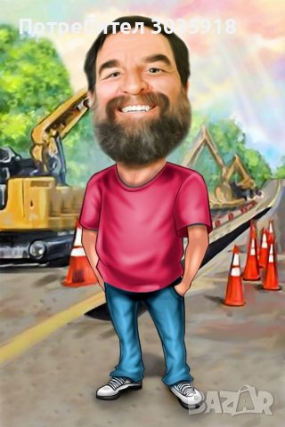 Колаж в стил карикатура, перфектен подарък, карикатури по ваша снимка, портрет,шарж,стилни подаръци , снимка 6 - Картини - 36625278