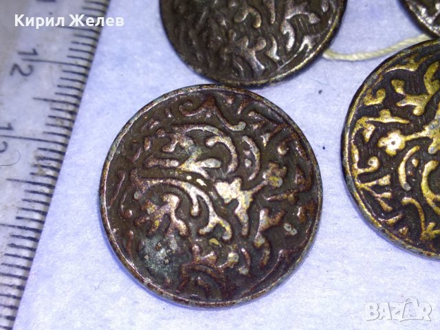 ЛОТ ЧЕТИРИ СТАРИ КРАСИВО СТИЛНО ОРНАМЕНТИРАНИ РЕТРО МЕТАЛНИ КОПЧЕТА 41049, снимка 6 - Колекции - 43552986