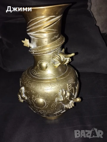 много стара азиатска ваза, снимка 8 - Антикварни и старинни предмети - 50729752