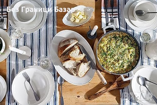 Нов Елегантен Овален Поднос Чиния Mikasa 39cm Подарък, снимка 5 - Други стоки за дома - 43297678