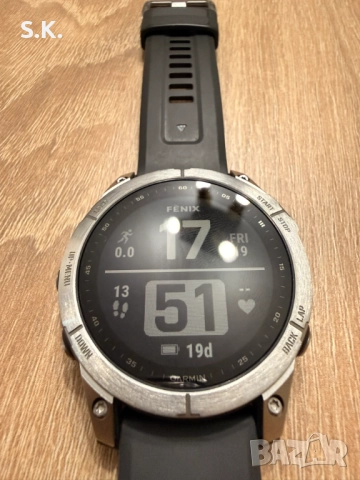 Garmin Fenix 7 Silver Graphite, снимка 2 - Смарт часовници - 52198055