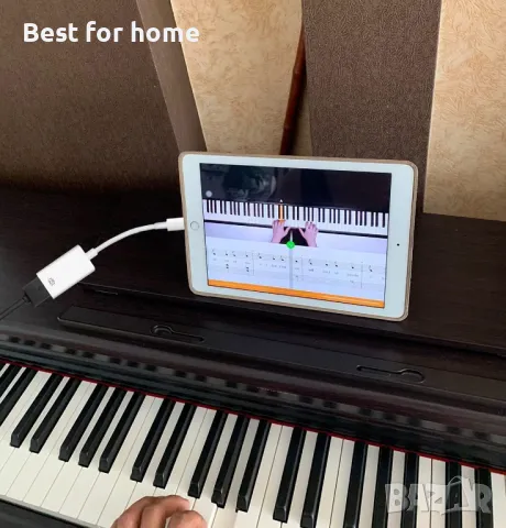  Адаптер Lightning към USB за камера за iPhone, снимка 4 - USB кабели - 50363284