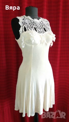 Дантелена официална рокля.Ластична материя с блясък!, снимка 2 - Рокли - 28171781