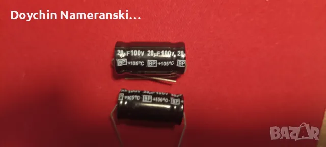 Кондензатор 20uF 100v, снимка 2 - Тонколони - 48891528