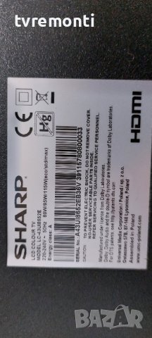 MAIN BOARD T.MS6488E.U703 for TV Sharp LC-43IU8652E, снимка 8 - Части и Платки - 37800072