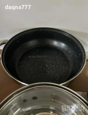 Швейцарски тенджери и тигани най-висок клас неръждаема стомана 🇧🇪 Идея за подарък, снимка 8 - Прибори за хранене, готвене и сервиране - 50444948