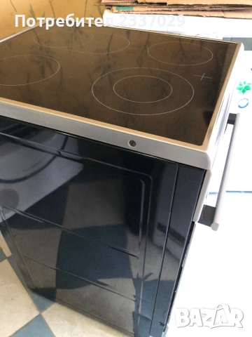 Кер.готварска печка:АЕГ-50см-1год гаранция,инокс+черно,дисплей,пуш бутони,нов мострен модел,клас:А++, снимка 5 - Печки, фурни - 53473713