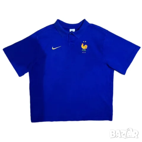 Мъжка тениска с яка Nike x France | L размер, снимка 1