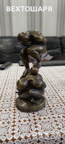 Стара Бронзова Пластика , снимка 2 - Антикварни и старинни предмети - 38807984
