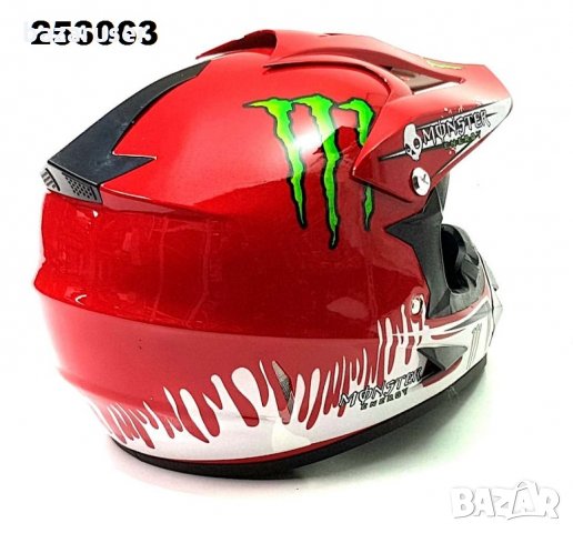 Каска за Мотор N1 A-28 CROSS -Синя/Бяла/Черна/Червена, снимка 8 - Аксесоари и консумативи - 33215377