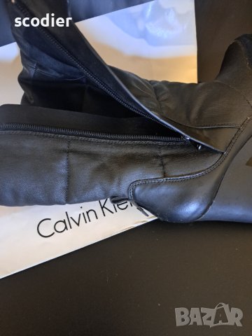 Calvin Klein - боти, 38, снимка 3 - Дамски боти - 42992801
