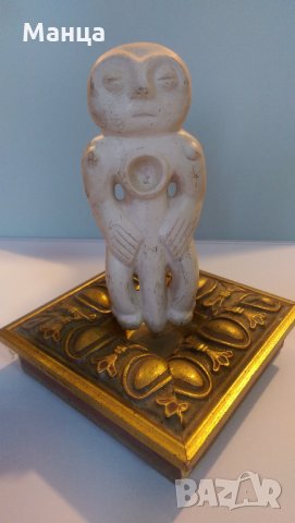 Каменна Ашанти фигура от Гана, снимка 3 - Антикварни и старинни предмети - 27964272