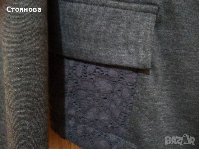 Спортно-елегантно дамско сако - трико вискоза, размер Л/ХЛ, снимка 4 - Сака - 43908930