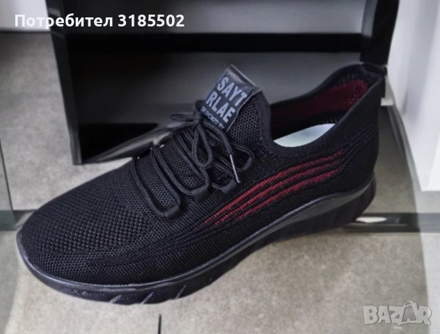 Мъжки спортно-елегантни маратонки с дишаща материя и мека подплата, снимка 5 - Маратонки - 51195381