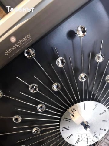 Стенен часовник с кристали /нов/, снимка 4 - Стенни часовници - 33648700