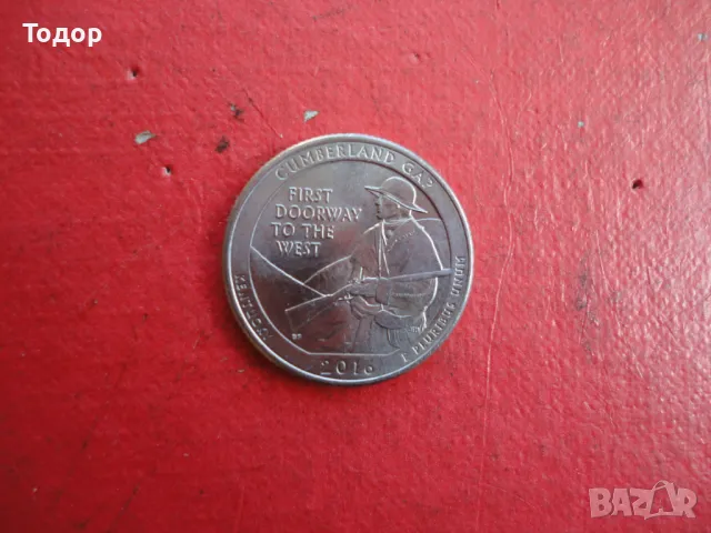 Четвърт долар Quarter Dollar 2016, снимка 3 - Нумизматика и бонистика - 48425674