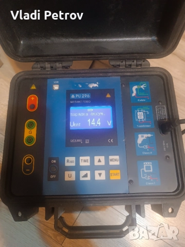 Мегаомметър до 5000V, снимка 3 - Други инструменти - 52967451