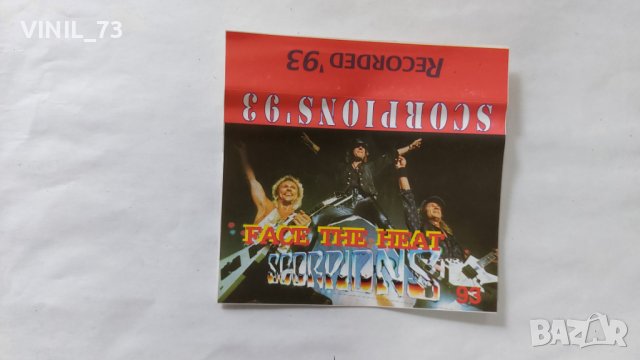 Scorpions 93 – Face The Heat, снимка 2 - Аудио касети - 38134863