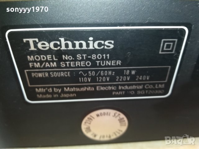 technics tuner made in japan 2803211156, снимка 12 - Ресийвъри, усилватели, смесителни пултове - 32331487